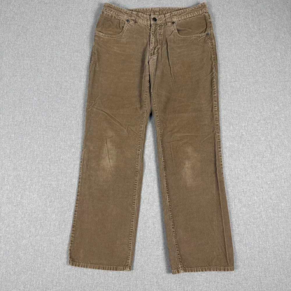 Patagonia Mens 32 Brown Corduroy Pants Straight Organic Cotton Workwear Gorpcore